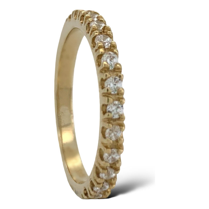 Churumbela Oro 10k Con Brillantes Zirconias