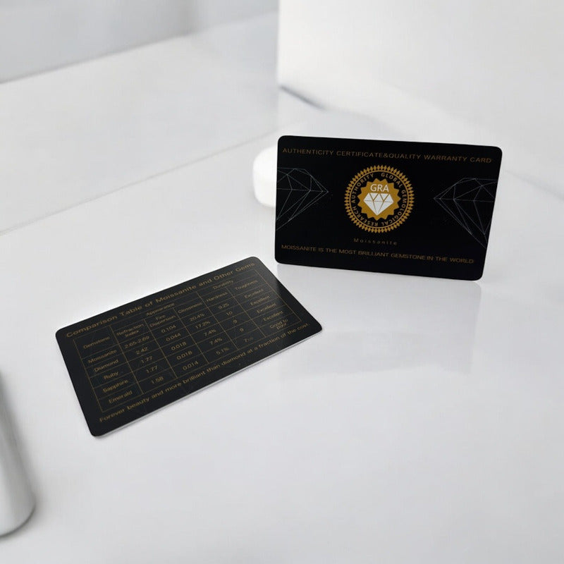 Anillo De Compromiso Oro 10k Moissanita Certificado Dama Prs