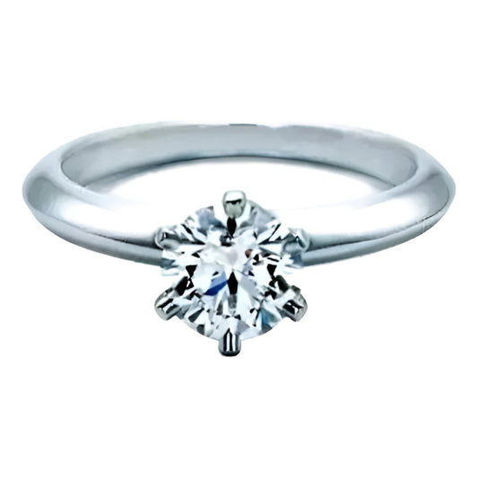 Anillo Compromiso Oro 14k Con Moissanita 0.80ct Mod Steph