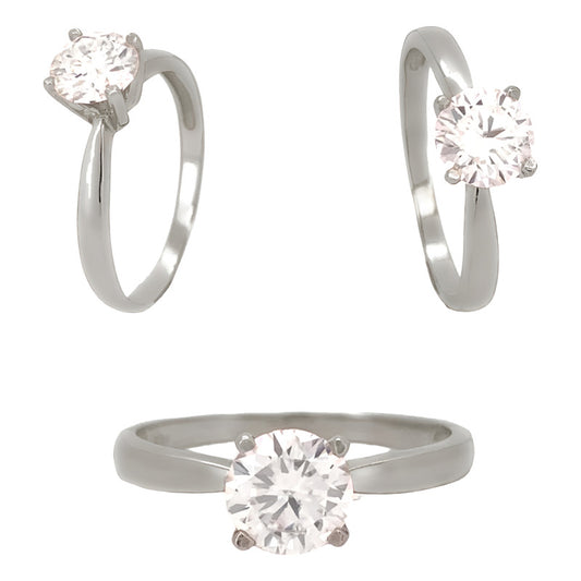 Anillo De Compromiso Oro 14k Con Moissanita 1.00ct Joy