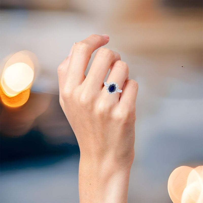Anillo Compromiso Plata Princesa Kate Middleton Lady Di