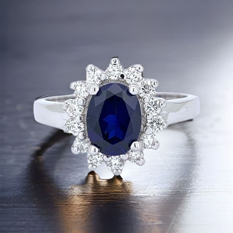 Anillo Compromiso Plata Princesa Kate Middleton Lady Di