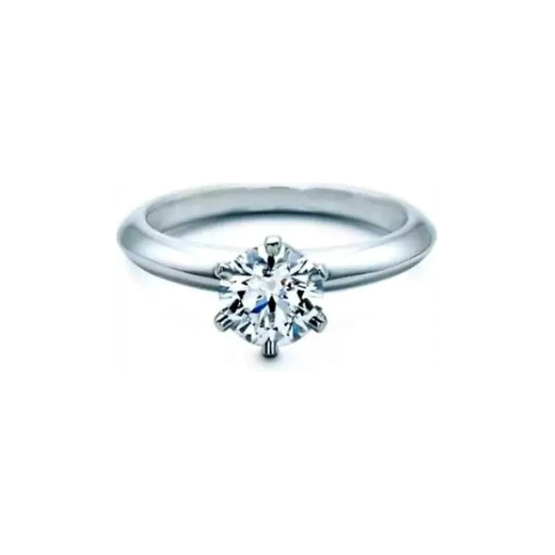 Anillo Compromiso Oro 18k Diamante Creado Certificado Igi Vr