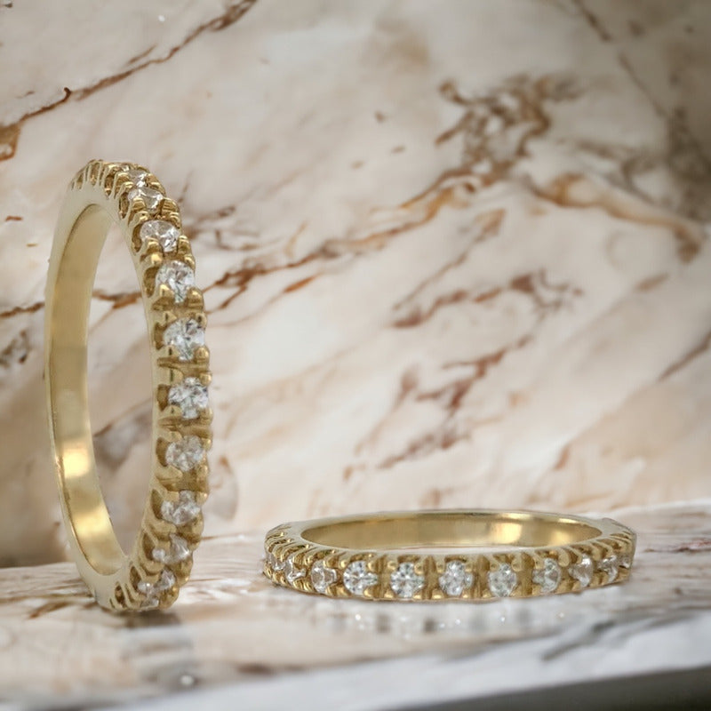 Churumbela Oro 18k Con Brillantes Zirconias