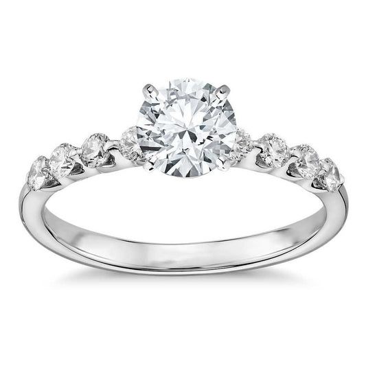 Anillo Compromiso Plata .925 Y Baño Oro 24k Bz