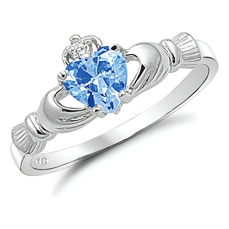 Anillo Claddagh Irlandes Plata Y Oro Envío Gratis