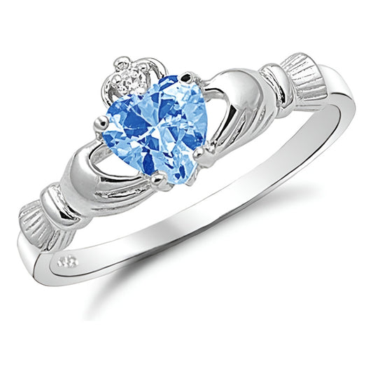 Anillo Claddagh Irlandes Plata Y Oro Envío Gratis