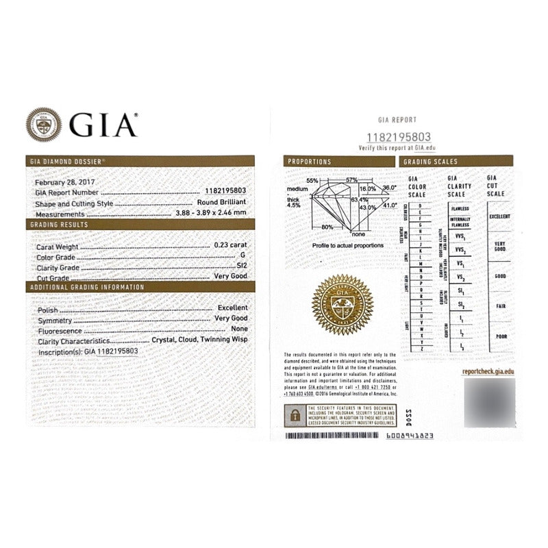 Anillos De Compromiso Oro 18k Diamante Certificado Gia