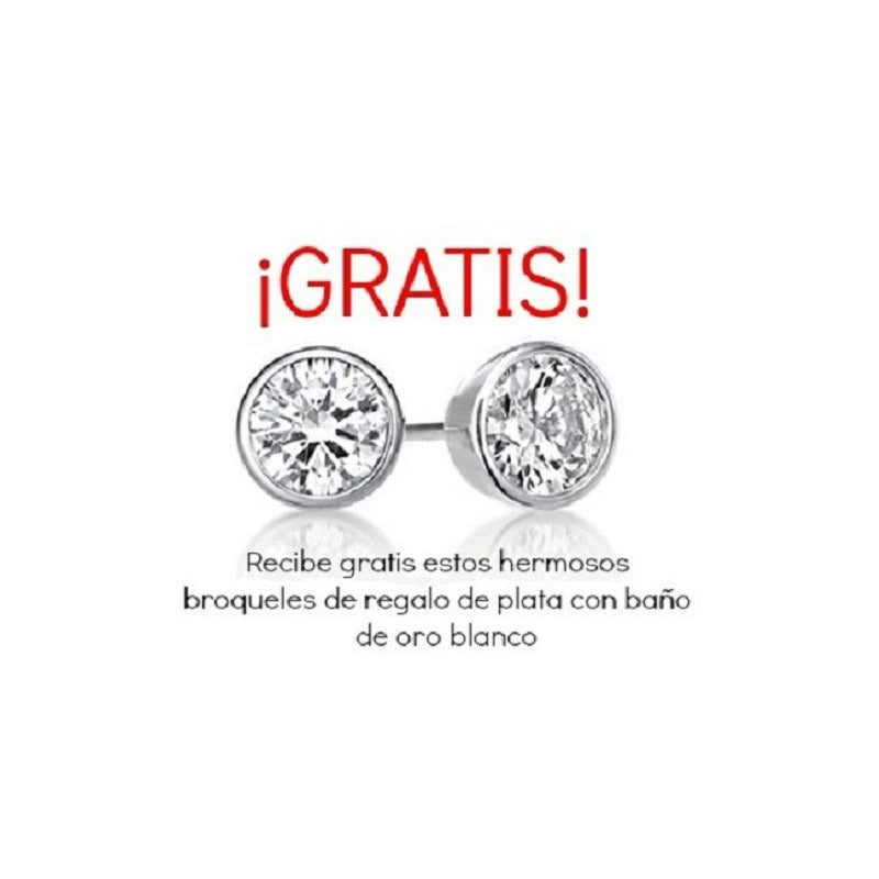 Anillo Compromiso Oro Blanco 10k Zirconias Lre