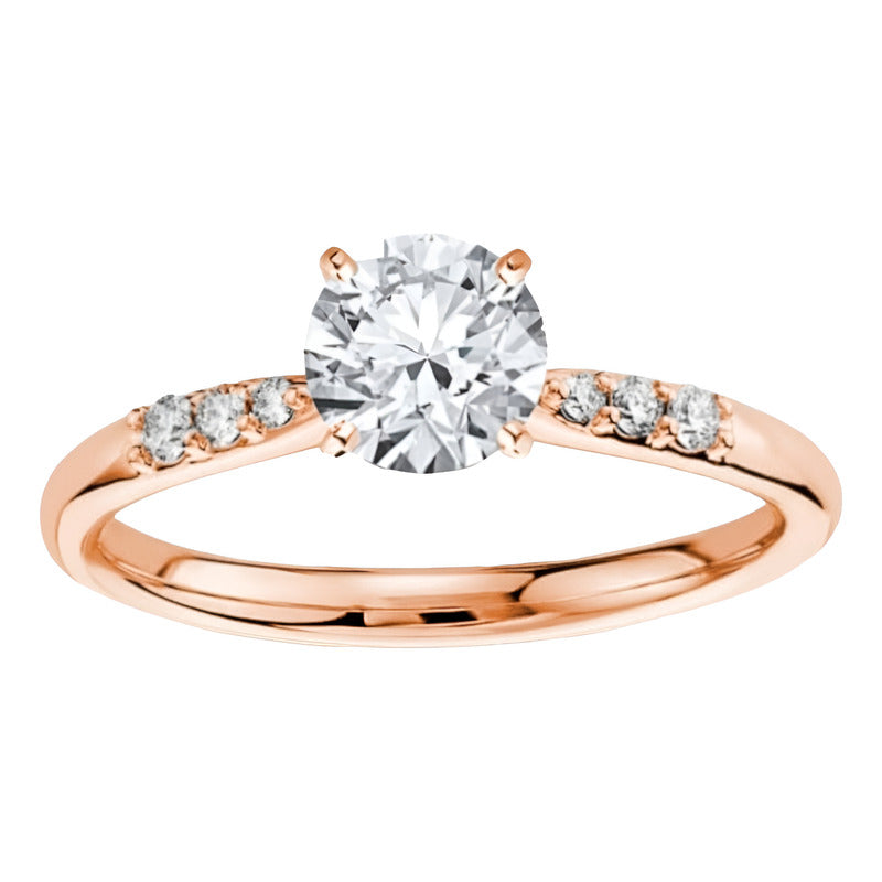 Anillo De Compromiso Oro 10k Con Moissanita 0.65ct Taylor