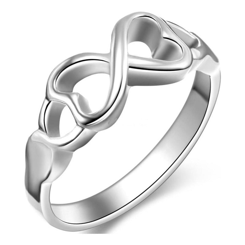 Anillo Compromiso Plata Con Baño De Oro De 24k Infcor.p.c