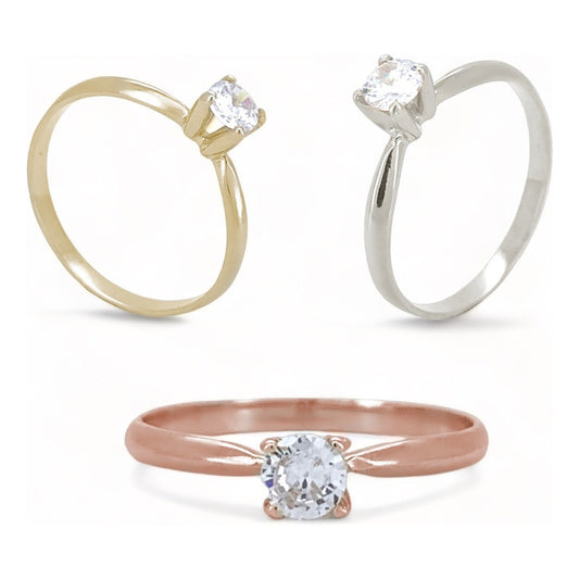 Anillos De Compromiso Oro 14k Diamante Laboratorio M1d