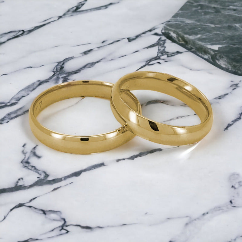 Anillos Matrimonio Oro 18k Para Hombre Y Mujer