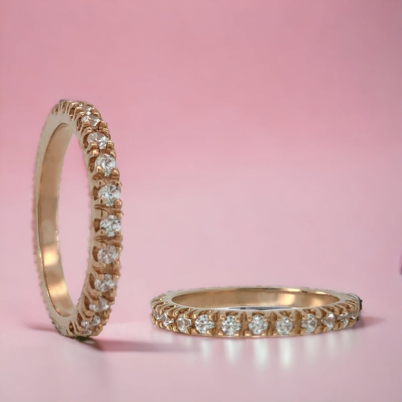Churumbela Oro 18k Con Brillantes Zirconias