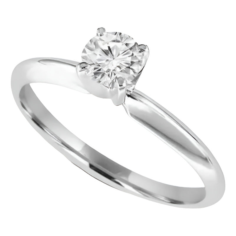 Anillo Promesa Oro Rosa 14k Vermij Love Brillante