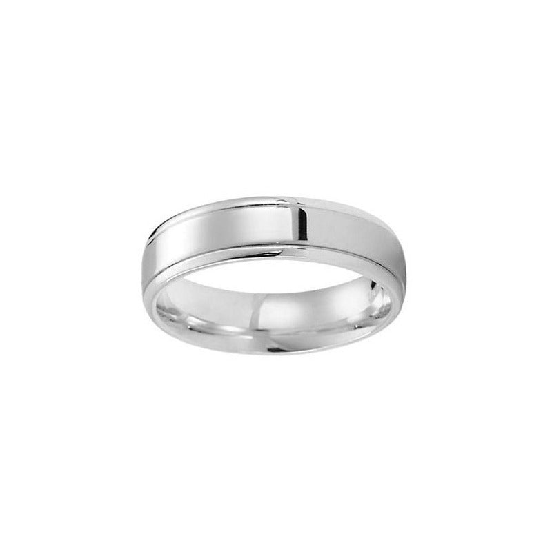 Argollas Matrimoniales Plata .925 Y Baño De Oro Blanco