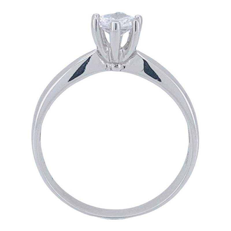 Anillo De Compromiso Oro 14k Diamante Natural .50ct